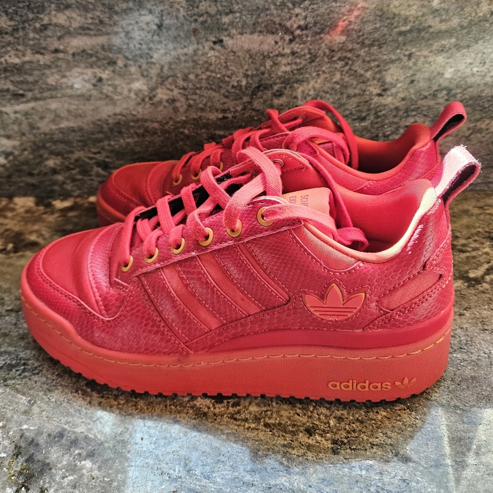 Adidas Originals S.E.E.D X Forum Bold Red US Womens Size 8